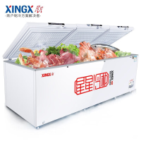 星星(XINGX)冰柜商用大容量BD/BC-1388GD全冷冻全冷藏冷柜卧式冰箱单温一级能效保鲜冷藏柜速冻柜