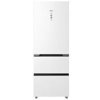 美的BCD-400WUTGPZM(E)超薄60cm嵌入式底部散热三门变频无霜冰箱