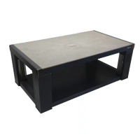 火焰山电炉红焰福焰智能茶几-带烹调FY-140ACLS(珠光灰+新比亚灰) 1400*800*560-720mm