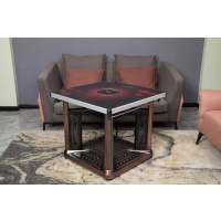 火焰山电炉 致远方桌-带烹调ZY-90BD(古铜色) 900*900*700mm