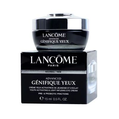 兰蔻(LANCOME)肌底精华小黑瓶眼霜15ml发光眼霜淡纹淡黑眼圈 保湿滋润焕亮抗初老年轻眼霜
