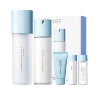 兰芝新水酷小蓝盾水乳2件套盒补水保湿滋润型小蓝盾油干皮补水保湿肤品套盒正品