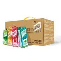 蒙牛 真果粒牛奶饮品(草莓+芦荟+椰果+桃果粒) 250g*24盒 四种口味缤纷装