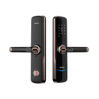 飞利浦(PHILIPS) DDL602K-5HG指纹锁 家用智能门锁密码锁 全自动智能锁密码防盗门锁 红古铜