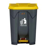 蔚岸塑料垃圾桶 脚踩式分类垃圾桶 办公室垃圾桶 带盖厨房垃圾桶(4色可选)WA-FWYT041/个(30L)