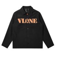 VLONE大V字母长袖衬衫男士情侣秋冬薄款外套