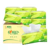 心相印茶语丝享系列20包110抽三层塑料纸面巾家用实惠装卫生纸餐巾纸面巾纸抽ADA01028