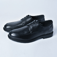 新一名集团新款商务正装城管执勤鞋男黑色办公巡逻鞋男皮凉鞋