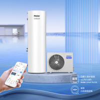 海尔(Haier)超一级能效空气能热水器200升家用80℃高温净水洗热泵新能源环保安全WiFi智能节省