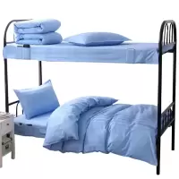 若叶之季 LR-TJ06 200*230cm 酒店公寓40S贡缎蓝色锻条三件套 (计价单位:套)