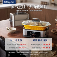 东菱DL-1005多功能电蒸锅 蒸炖锅一体多层不锈钢大容量(蒸锅+汽锅)(不包含炖盅)