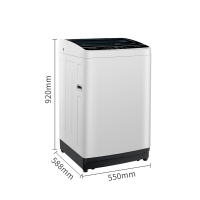美菱(MELING)B100M500GX 10公斤 波轮洗衣机 全自动大容量 洗脱一体机 超薄家用洗衣机