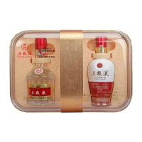 五粮液 和美礼盒 小酒版100ml*2瓶 礼盒品鉴装 浓香型白酒