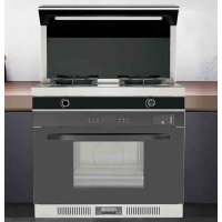 万喜(wanxi)90H3烟灶蒸烤消五合一集成灶 天然气/液化气 智能热清洗 AI顶部加热 八大菜单模式