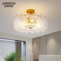 ARROW箭牌照明卧室吸顶灯轻奢水晶简约现大气房间客厅灯后现代新款主卧灯具