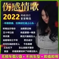 伤感流行情歌汽车载u盘2022抖音网络网红新歌曲高品质mp3听歌高音