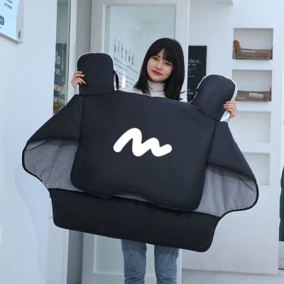 [补贴10%]电动车挡风被冬季款加绒加厚防风罩女电瓶机车防水冬天四季通用