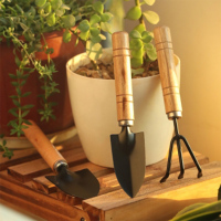 种花工具家用种菜养花园艺松土花铲盆栽花艺种植工具三件套小铲子