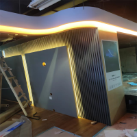 苏宁大型卖场定制门楣,单位为0.1米