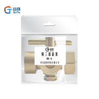谷铁 铜三通旋塞 4分 /个