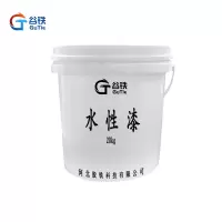 谷铁 白色水性漆 20kg /桶