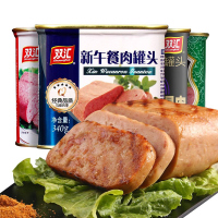 双汇午餐猪肉/牛肉风味罐头340g/罐方火腿肠涮火锅猪肉午餐肉户外