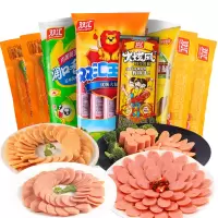 双汇王中王优级火腿肠润口香甜王玉米热狗香辣香脆火炫风鸡肉肠[组合优惠30支装]