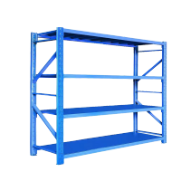 蒙浩博 四层蓝色货架置物架