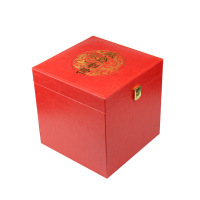枫琅 玉玺皮盒包装盒空盒印章摆件锦盒珠宝翡翠礼品盒子文玩收纳盒定制