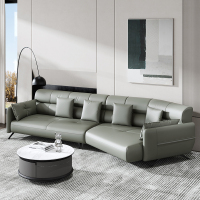 现代简约皮艺沙发客厅软体沙发小户型家用生态皮沙发JM004SF80