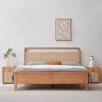 JM013A35 实木床 双人床