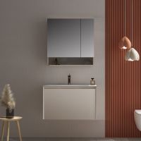 金牌卫浴GOLD 陶瓷一体盆浴室柜组合实木智能镜灯卫生间洗脸盆洗手盆洗漱台卫浴柜KA(不含安装)大家居