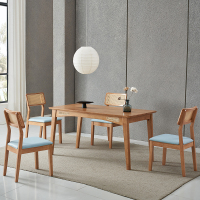 JM013R12 橡胶木实木长餐桌