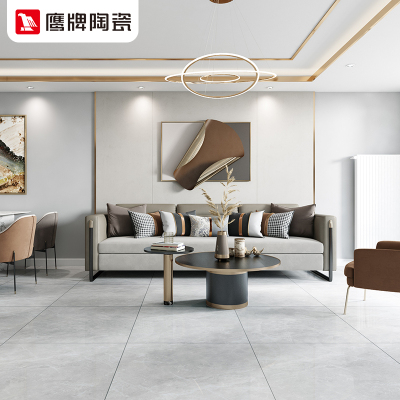 广东瓷砖800x800凯撒灰地板砖现代简约客厅全抛釉