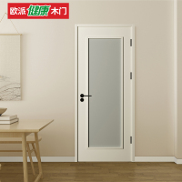 欧派木门 简约现代卧室门室内厨房门客厅书房门木质复合免漆木门免漆OP-B03单开门
