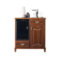 玺鹊茶吧机实木木质 茶水柜 智能全自动饮水机家用多功能一体柜QL-06