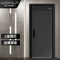 华爵防盗门入户门子母门定制KDA002(含锁体不含拉手)