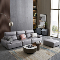 现代简约布艺沙发客厅科技布沙发家用软体沙发JM067SF10