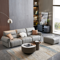 现代简约布艺沙发客厅科技布沙发家用软体沙发JM067SF12