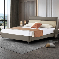 以蜂(E-FONG)真皮软床京颜EF-A002现代简约时尚百搭主卧双人软床