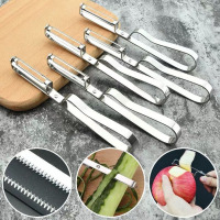 [补贴10%]锯齿刨皮器水果削皮器不锈钢削皮刀多功能苹果去皮刀土豆刮皮刀