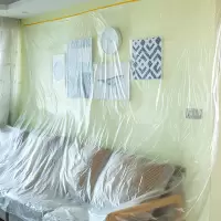 装修防尘膜家用遮盖防灰尘家具保护防尘塑料膜沙发盖布宿舍防尘罩