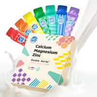 澳乐乳液体钙钙镁锌柠檬酸钙彩虹条儿童钙宝宝钙10ML*15条*1盒