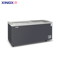 星星(XINGX)SD/SC-730B商用展示柜超市大容量卧式冷柜全冷冻冷藏冰柜雪糕海鲜丸子深底组合岛柜保鲜展示柜