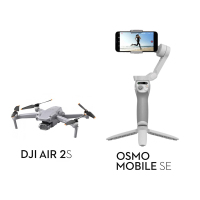大疆 DJI Air 2S 航拍无人机+Osmo Mobile SE OM手持云台稳定器