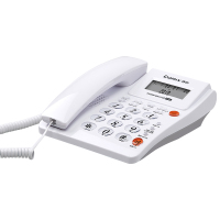 齐心 T100 电话机 多功能 (计价单位:台) 白