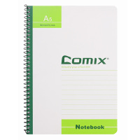 齐心 C4515 办公必备螺旋装订本 A5 80张 配 6本装