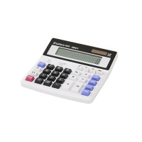 齐心 ZB0011 舒适电脑按键计算器 浅灰 单个装