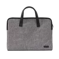 齐心 ZA0008 商务公文包 手提 纵横灰 单个装