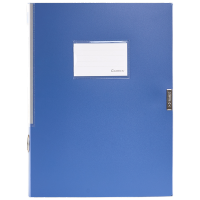 齐心 ZA0004 档案盒35mm A4 灰蓝 单个装